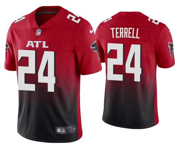 Men%27s Atlanta Falcons #24 A.J. Terrell 2020 Red 2nd Alternate Vapor Limited NFL Stitched NFL Jersey